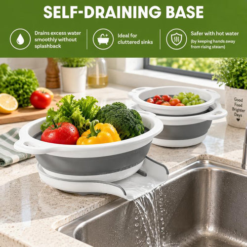 Collapsible Colanders Set